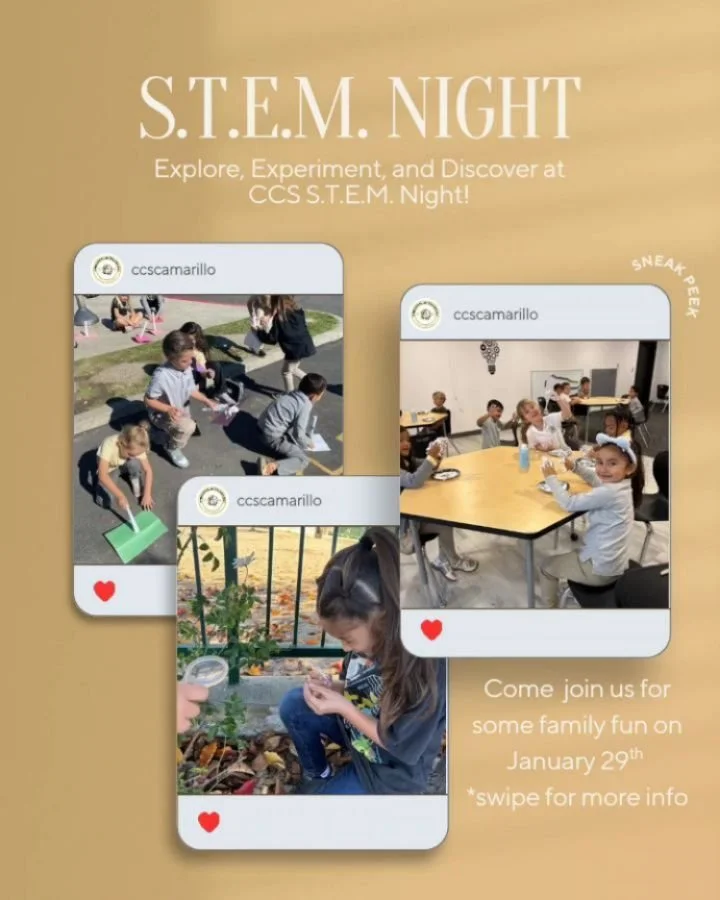 January 29th we invite you all to Explore, Experiment, and Discover at S.T.E.M. Night!! 🔬✂️🕹🧪📐