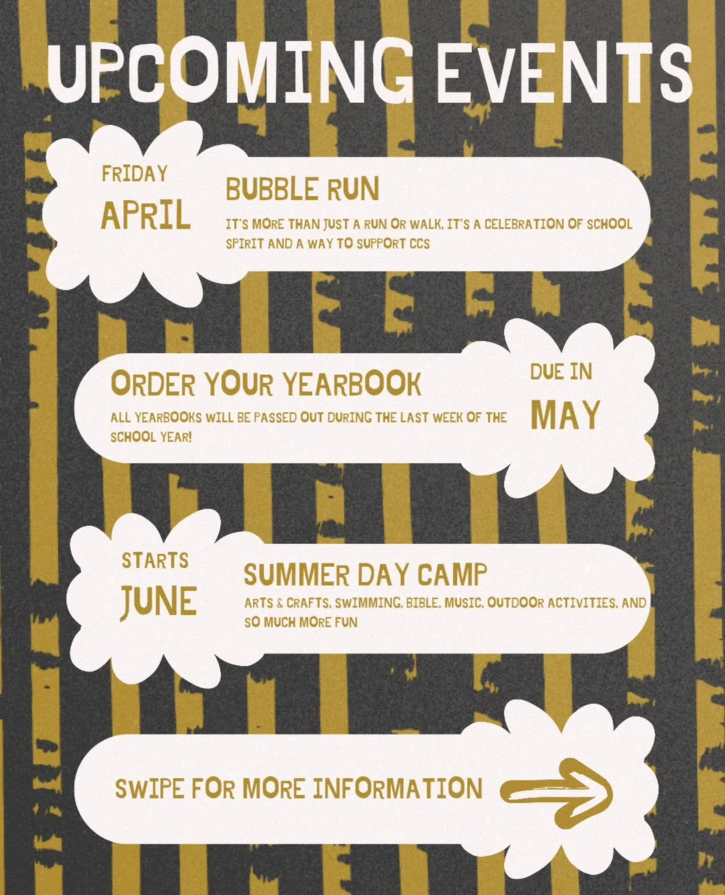 Swipe for more information!!