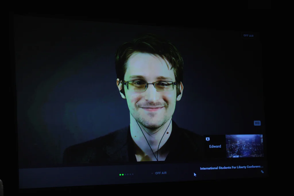 Edward Snowden is a former Central Intelligence Agency (CIA) analyst and computer science expert and who leaked classified information from the NSA. He continues his personal mission abroad warning and educating about an emerging survielance state and its abuses. 