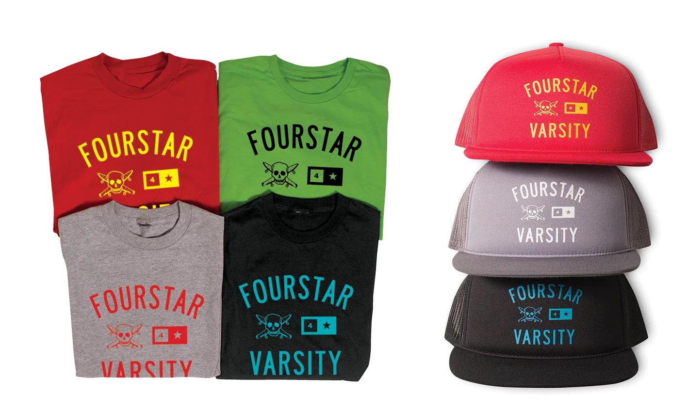 Fourstar Clothing t-shirt graphics 