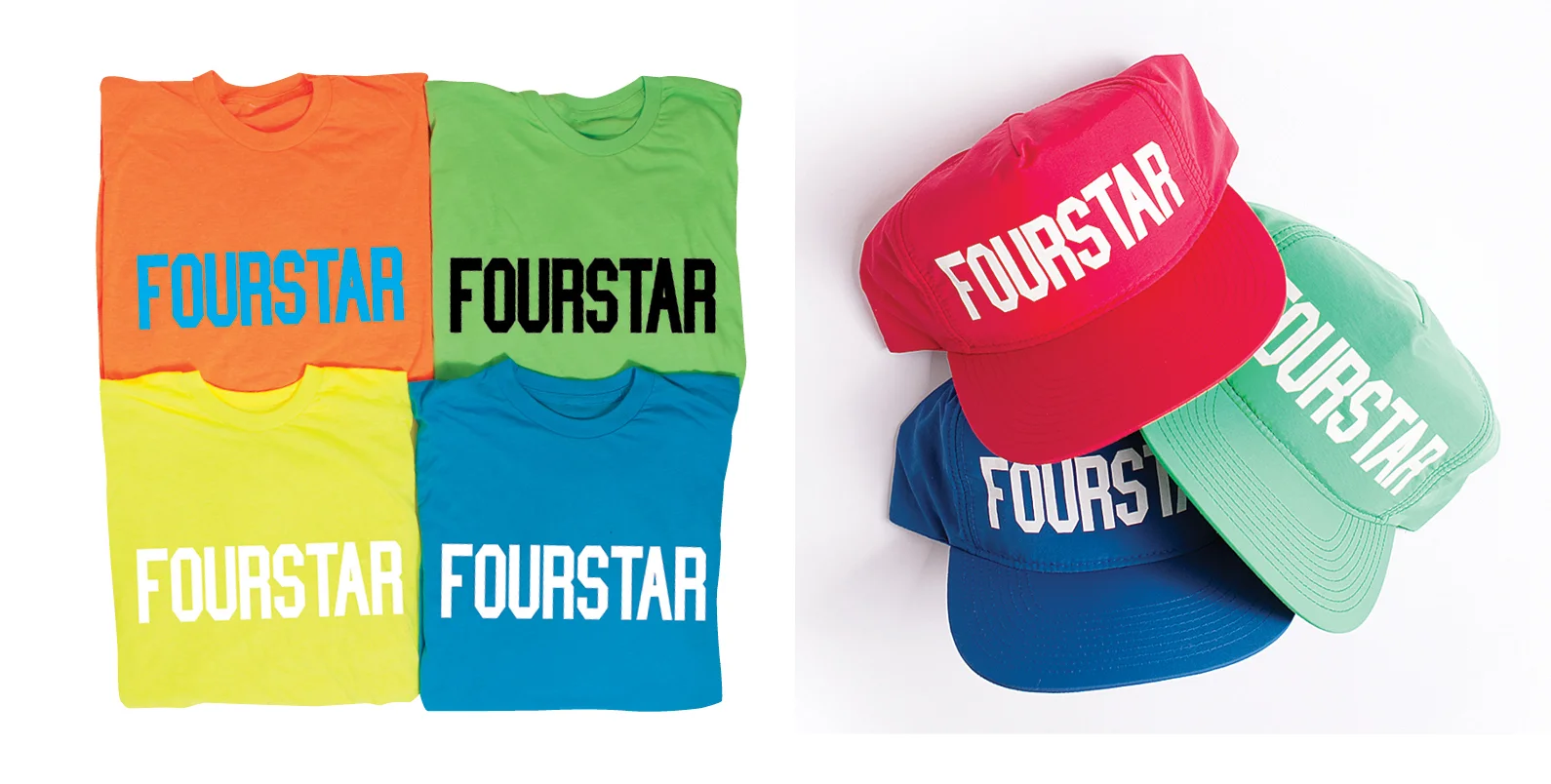 Custom made "LEAGUE" typeface created for Fourstar Clothing