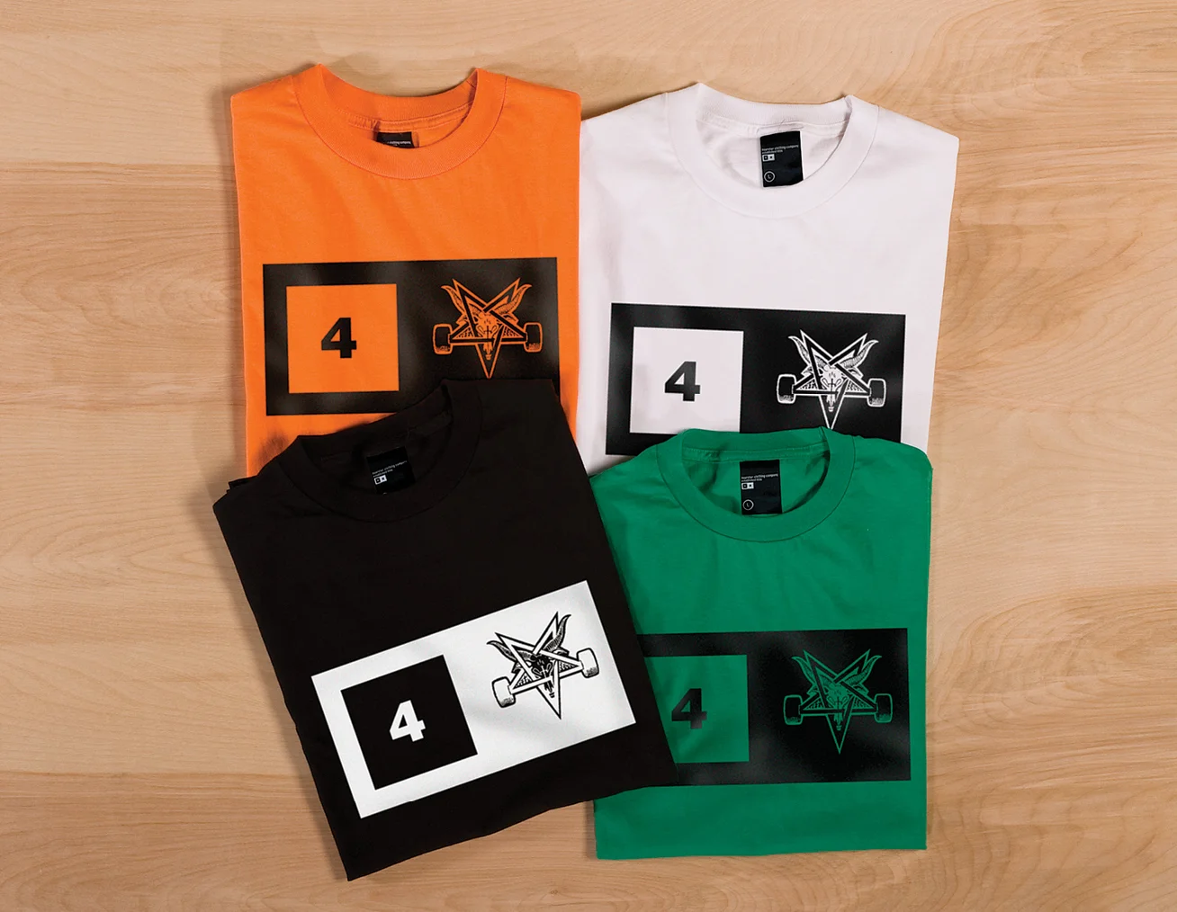 Thrasher Magazine / Fourstar clothing Collaboration T-shirt Graphics