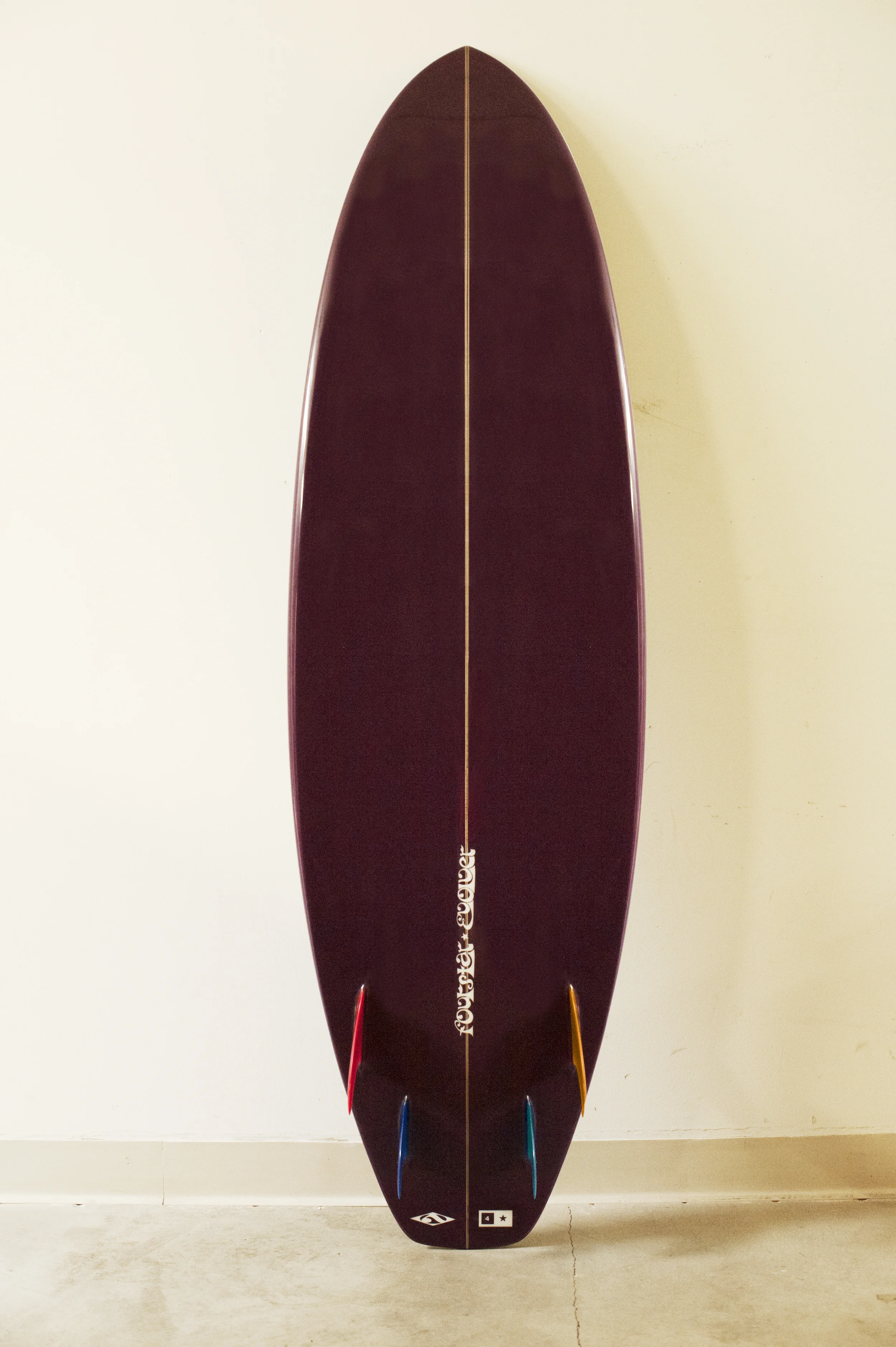 Anderson Surfboards / Fourstar hand lettering