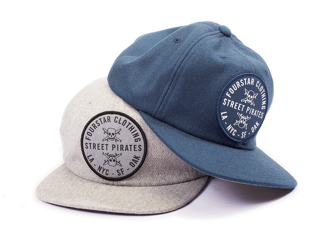 Custom patch artwork for Fourstar Clothing headwear 