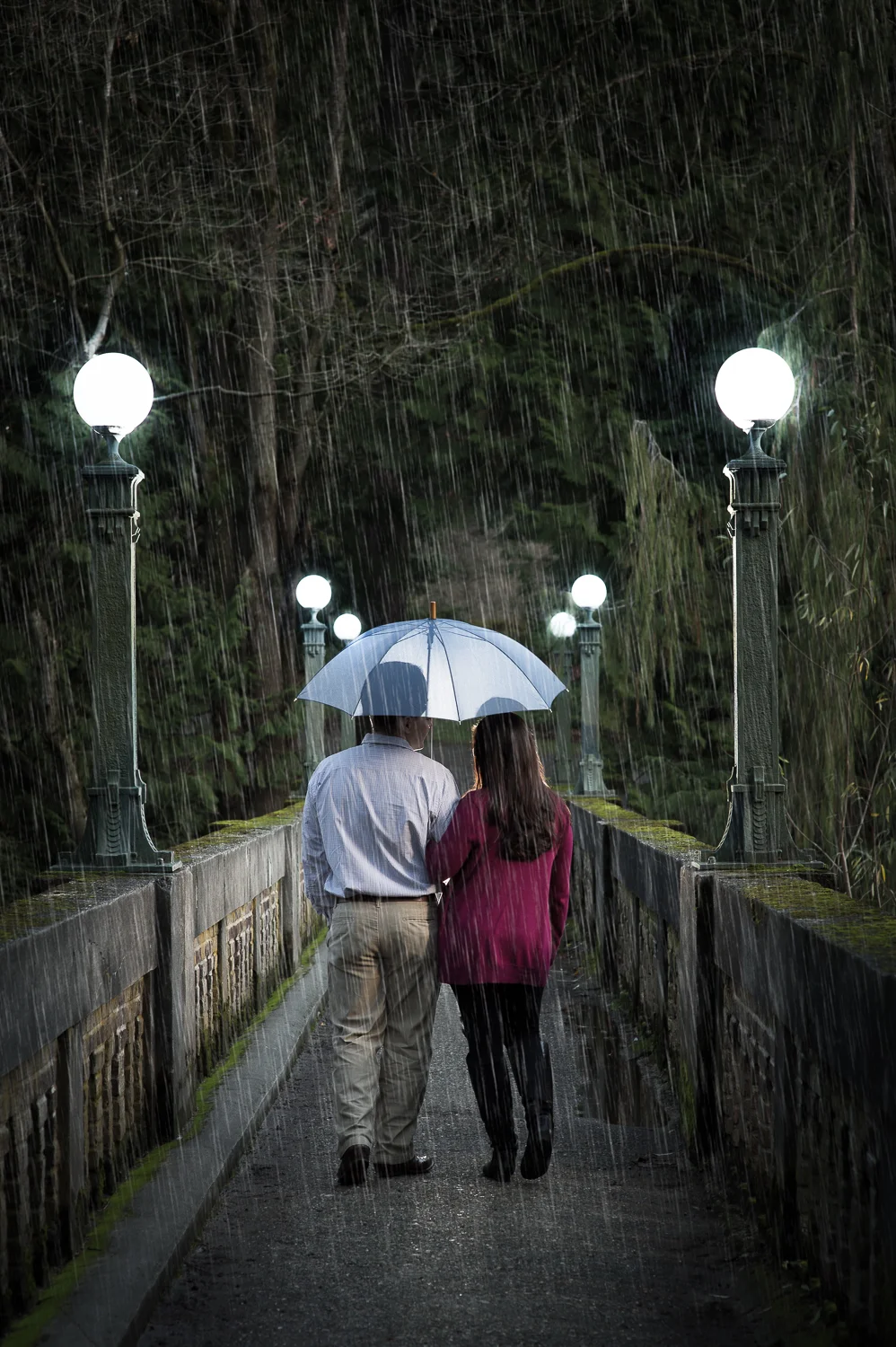 Seattle Washington Park Arboretum outdoor engagement photography