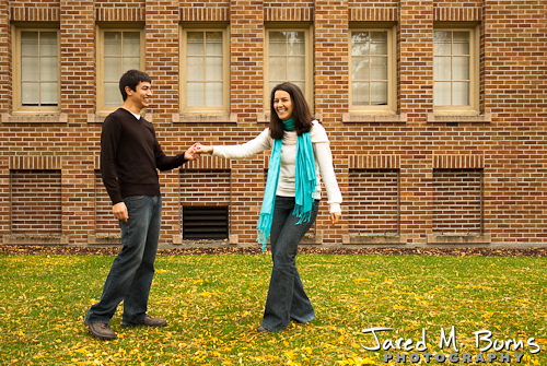 Seattle Engagement Photographer, Jared M. Burns - Couple dancing