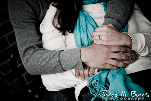 Seattle Engagement Photographer, Jared M. Burns - Holding each other