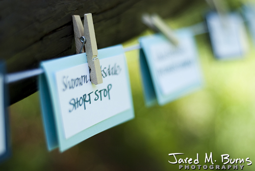 Mountain Springs Lodge Leavenworth Wedding Photographer - Table assignments