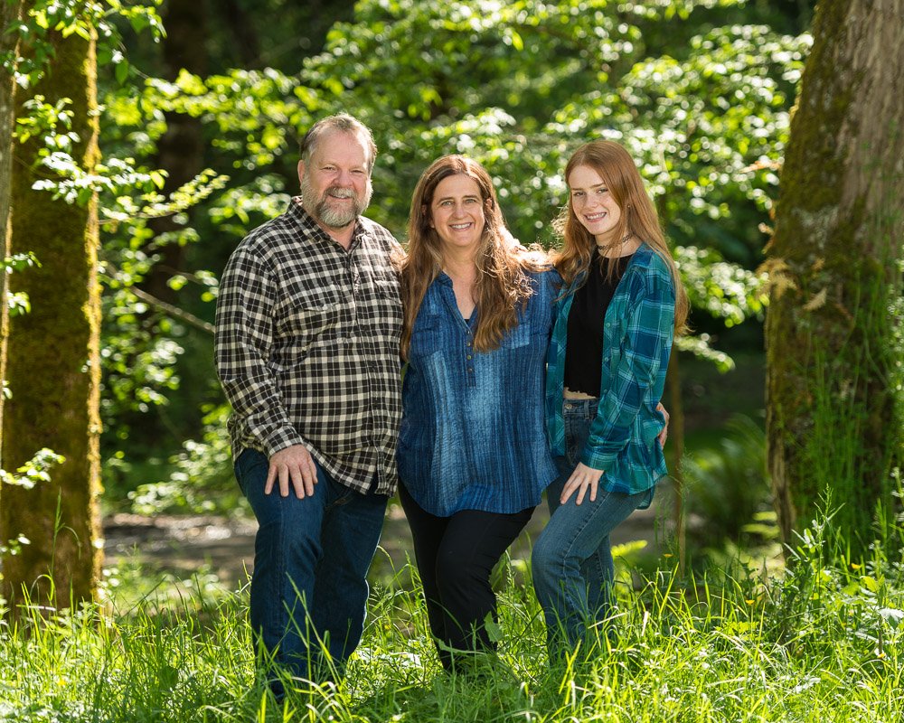 Snohomish Family Photographer - Forest setting