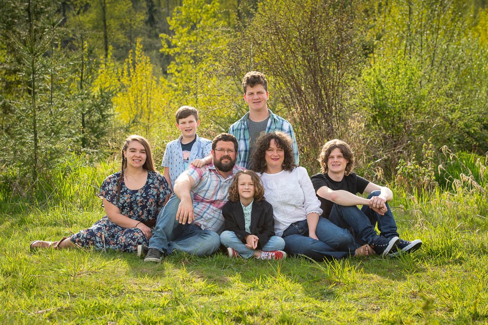 Snohomish Family Photographer - Sitting in summer field