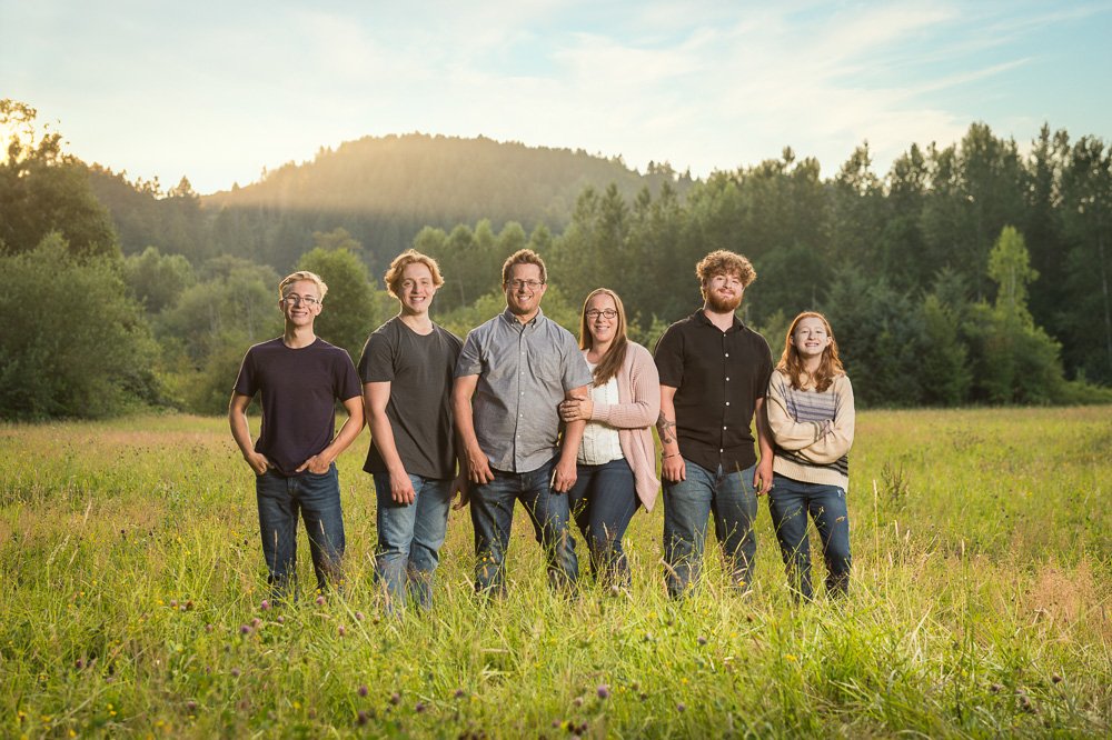 Snohomish Family Photographer - Epric summer field