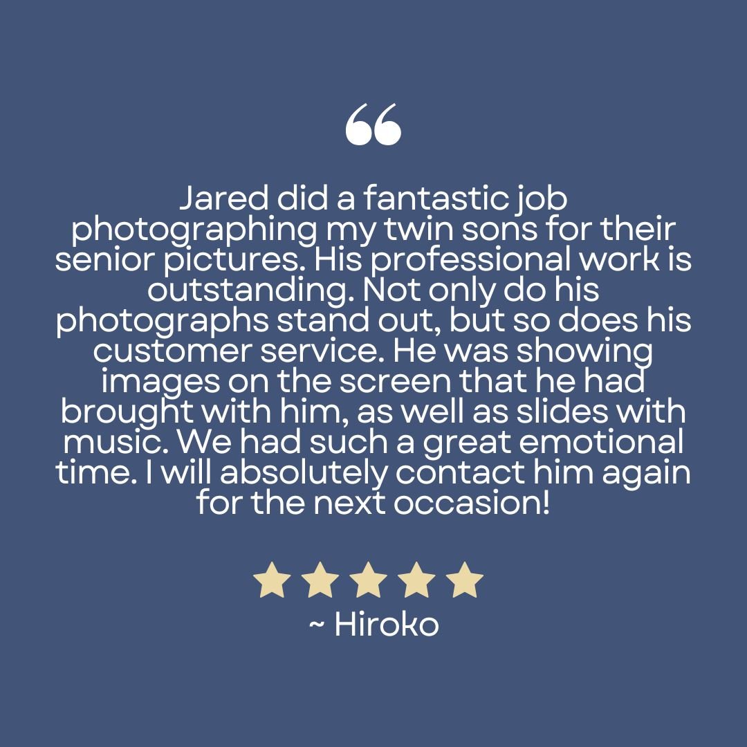 5-star review from Hiroko