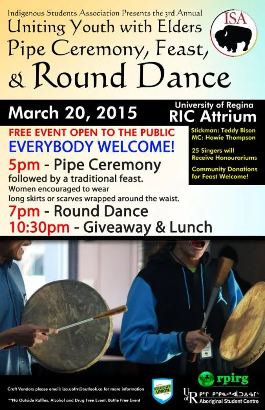 Uniting Youth with Elders Pipe Ceremony, Feast, & Round Dance