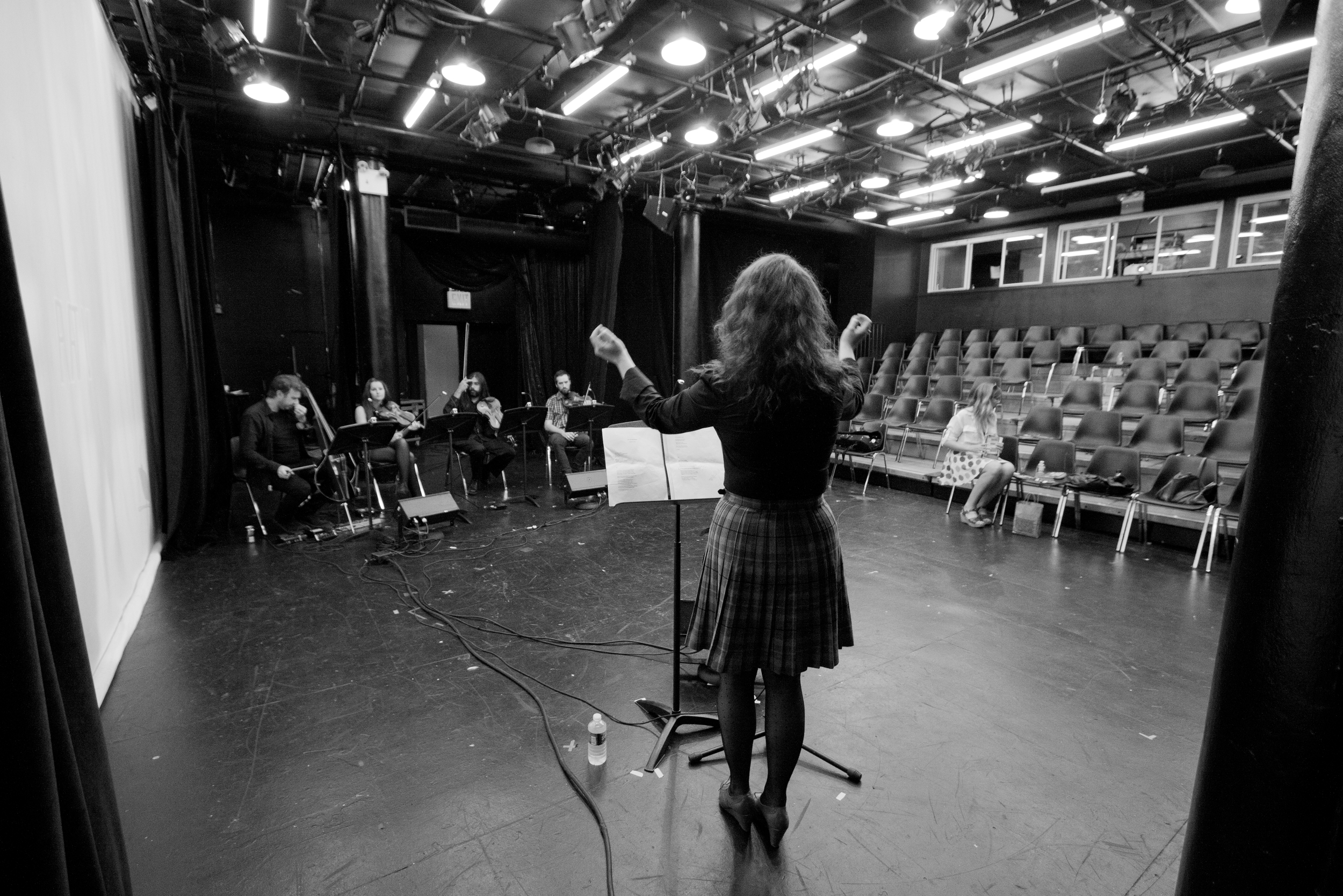 Rehearsing in New York City. Photo Gibson Nolte