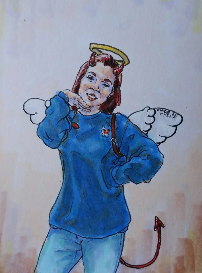 Courtney the Devil (masquerading as an angel)