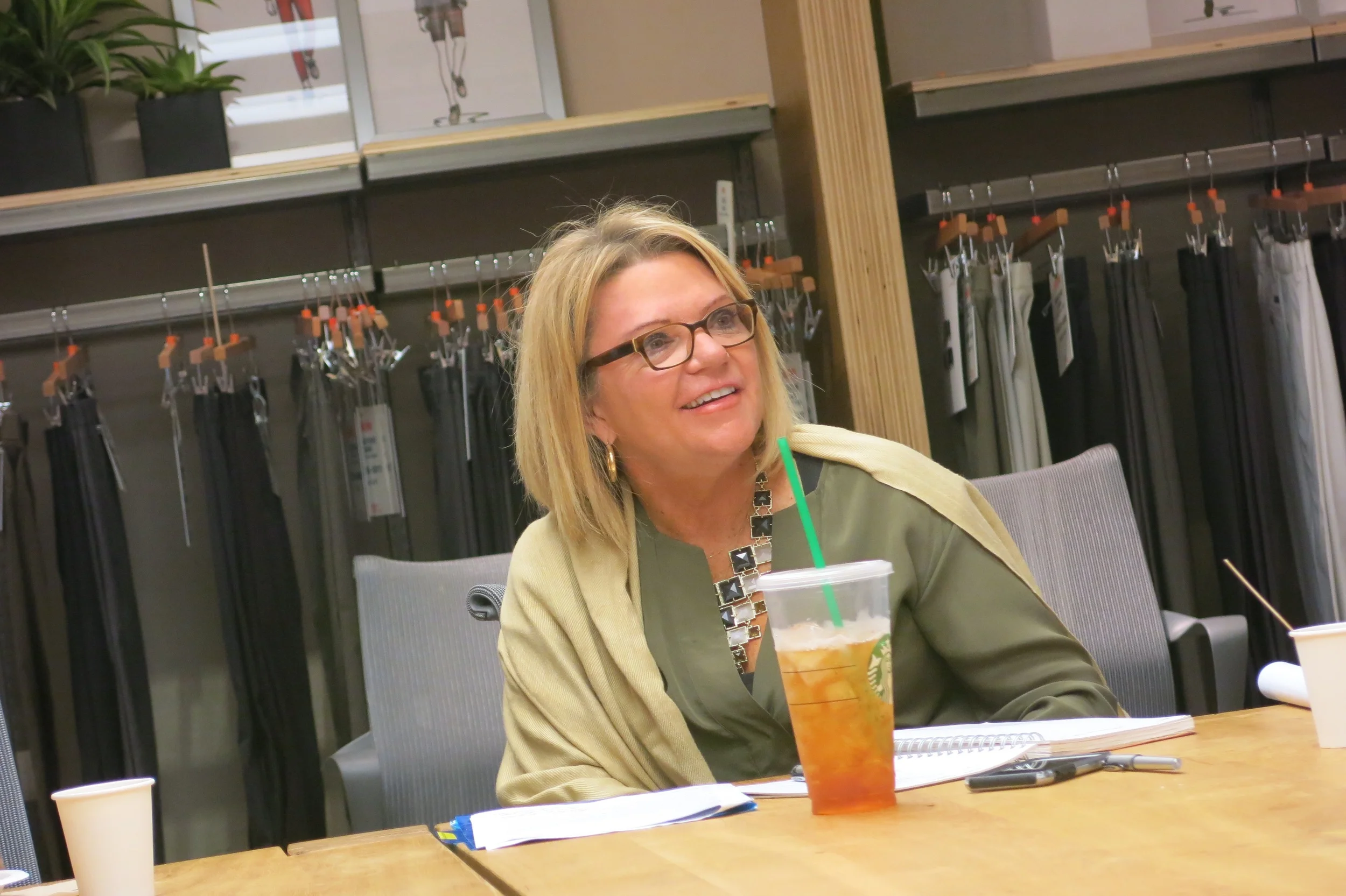 "I was fortunate to have some great mentors, and my role in that process was being open to feedback," Mary Ann explained. "I would highly encourage all of you to think about that—there’s truly no better gift a boss can give you than some good feedback. And when you all become bosses someday, learn how to give that feedback in return.”