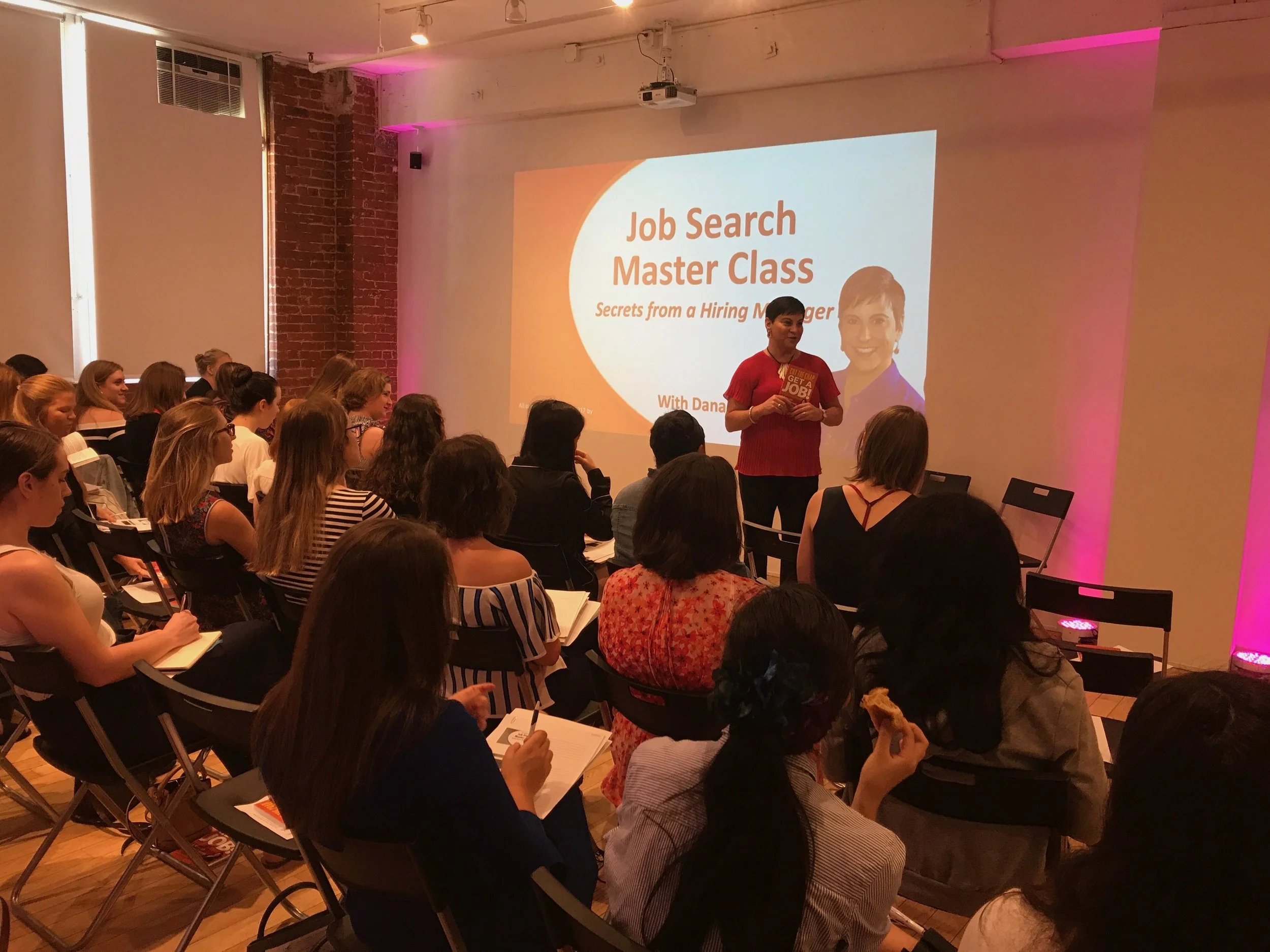 Dana Manciagli has spent the majority of her life working on the hiring side of business; she’s become quite an expert on job search and recruiting processes. She had a plethora of amazing tips to share during her presentation with our scholars. Dana began her professional career working at IBM in sales. She later worked with a number of global companies that gave her the opportunity to travel internationally and experience the business world in Asia, Europe, and Latin America. After coming back to the United States to work at Kodak and Microsoft, Dana decided it was time to branch out on her own and begin life as an entrepreneur. She started her own business as an executive and job search coach, author, and speaker.