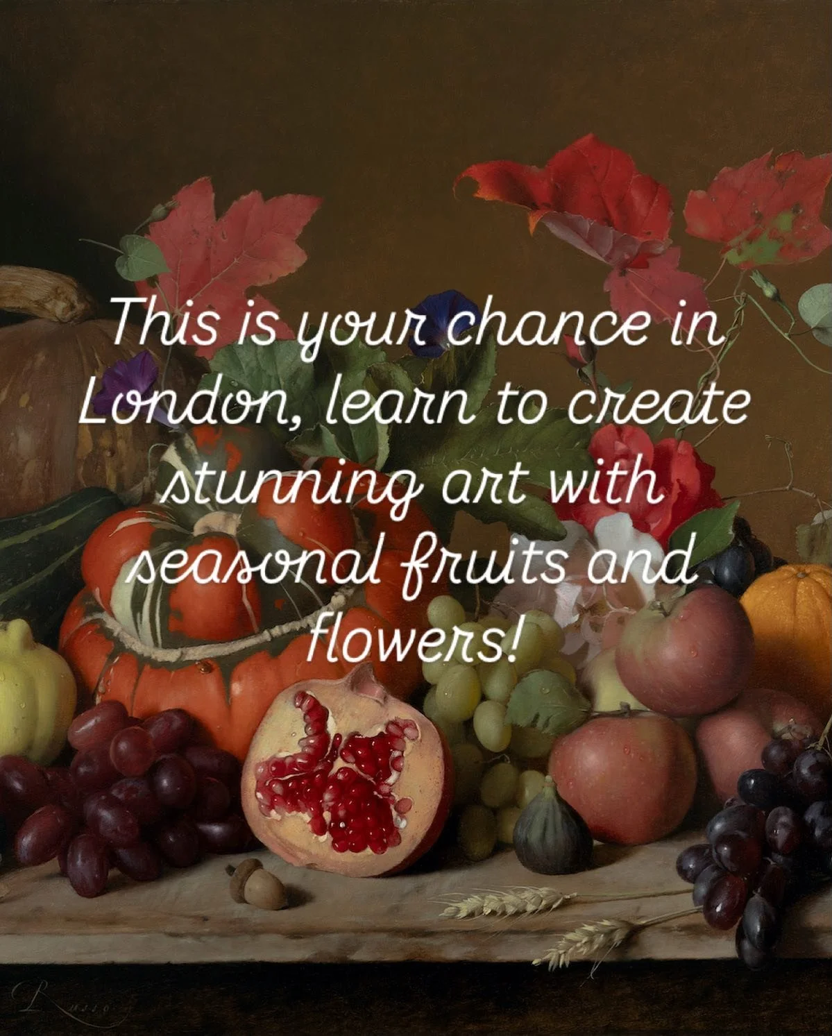 BACAA/Carlo Russo
Bacchanal Dutch Garden Still Life Painting
Chelsea, London, UK
July 18-24, 2025
https://icont.ac/511hs