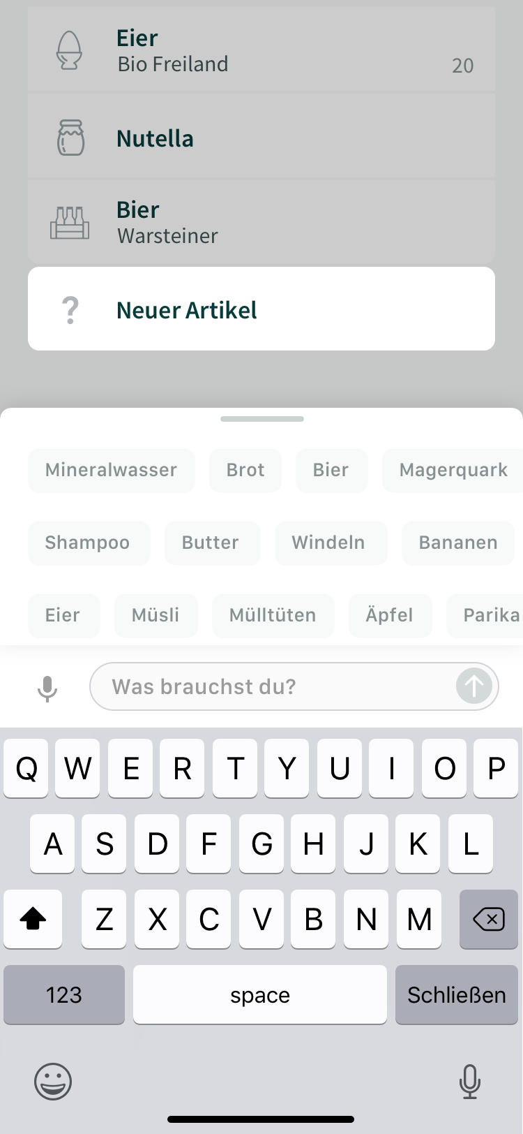 Through machine learning the suggest chips become "smarter" over time, as the app gets to know the user.