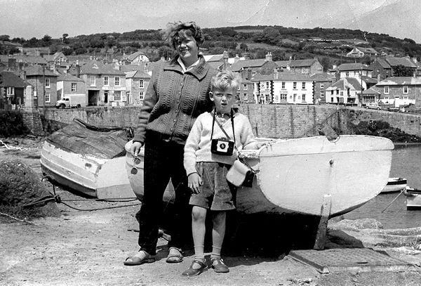 This is me with my Mum and first camera on my 8th birthday.