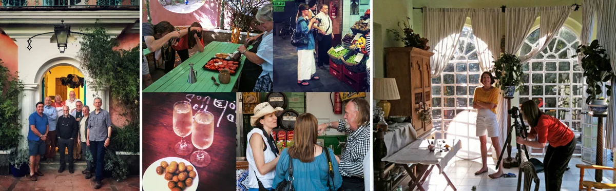Food and travel photography workshop participants