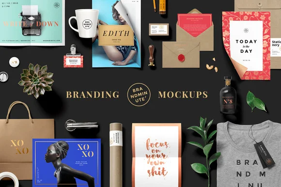 List of all Free Mockup's & Branding for Freelancers
