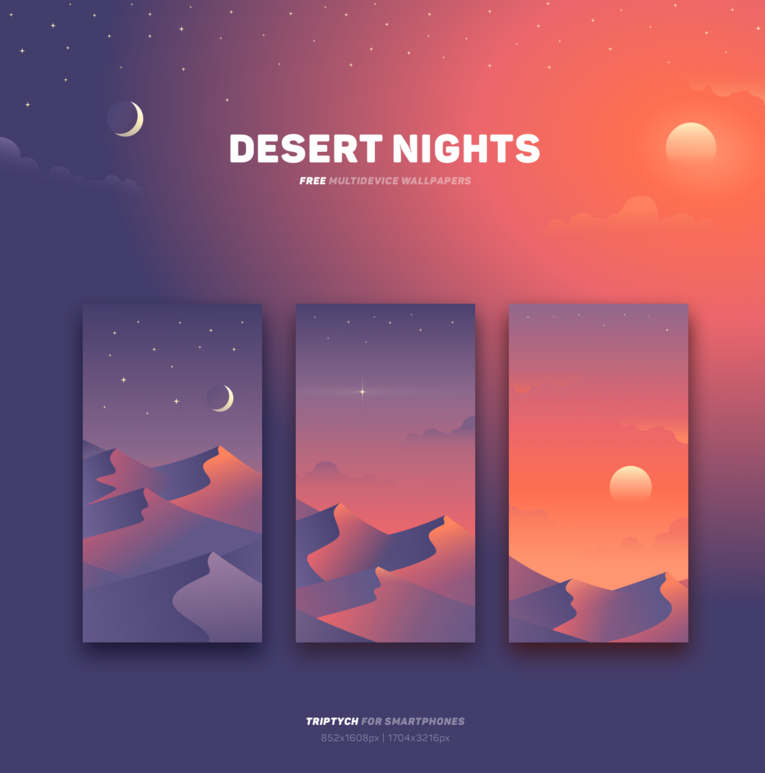 DESERT NIGHTS Free Wallpaper HD