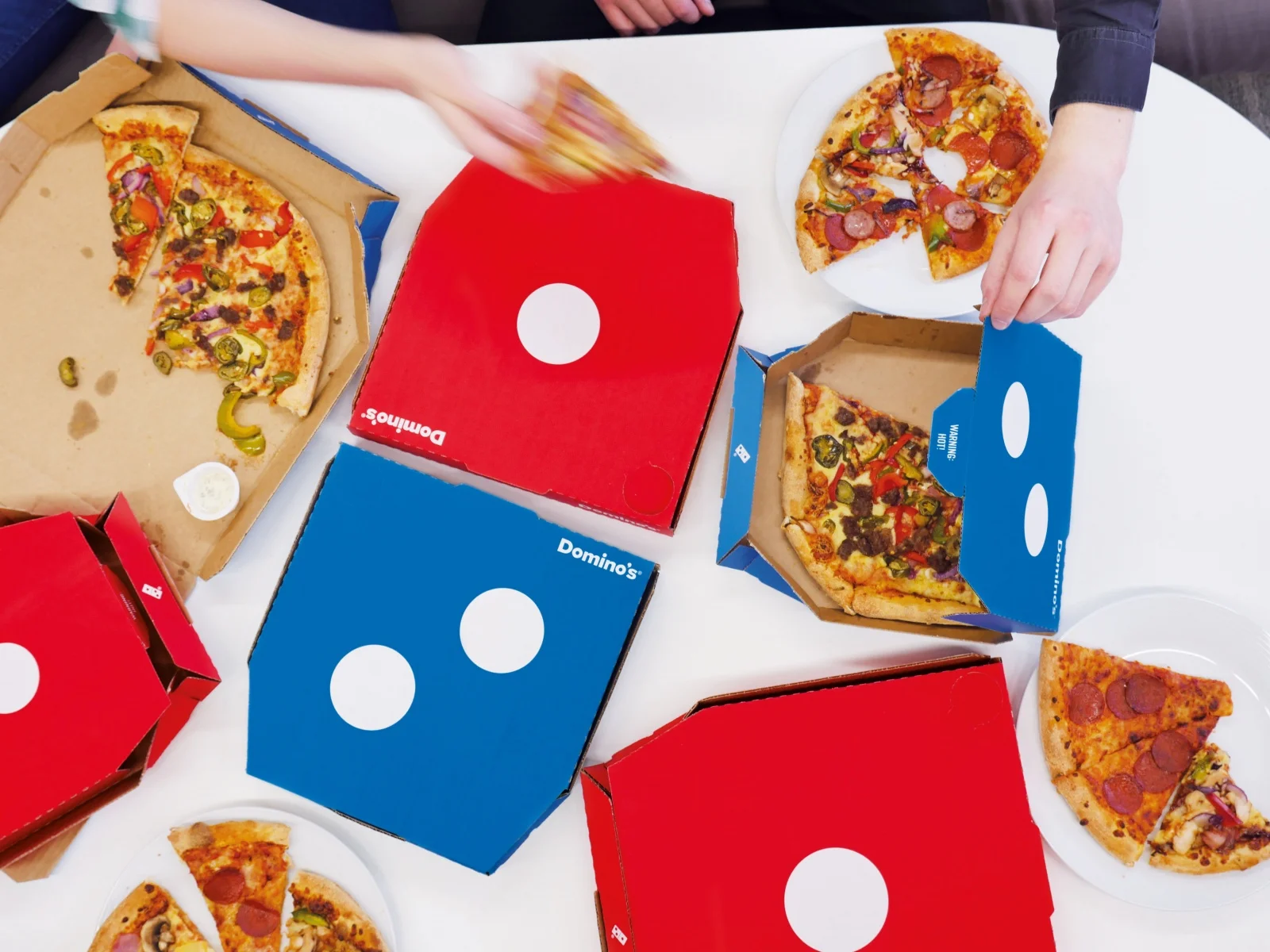JKR redesigns Domino’s packaging to highlight two-pizza deals