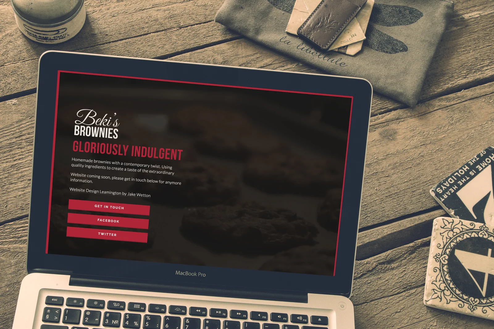 Beki's Brownies - Website Design