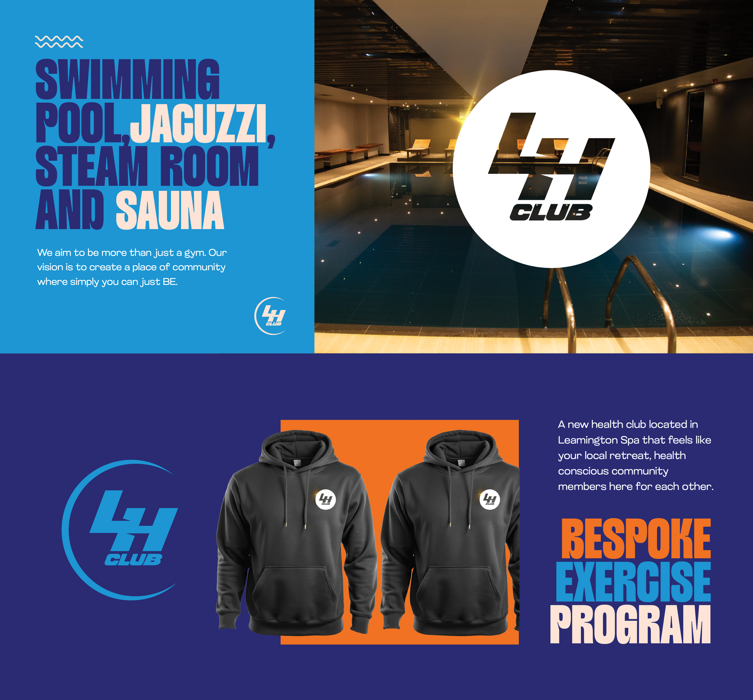 Leamington Health Club Logo Branding Design