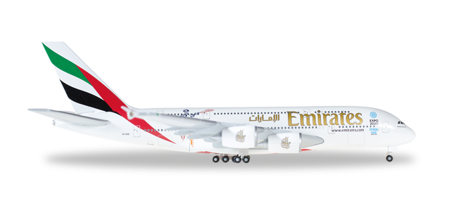 527897 Airbus A380-800 "Emirates, Cricket World"