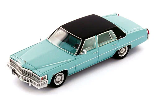 PR0170 Cadillac Deville Sedan 1977, blauw PremiumX