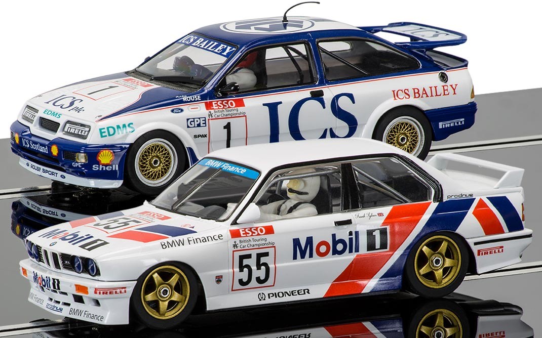 3693A Touring Cars Legends: Ford Sierra RS500 vs BMW E30, Scalextric