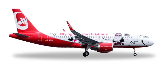 529709 Airbus A320 "Airberlin, Lindt-Christmass"