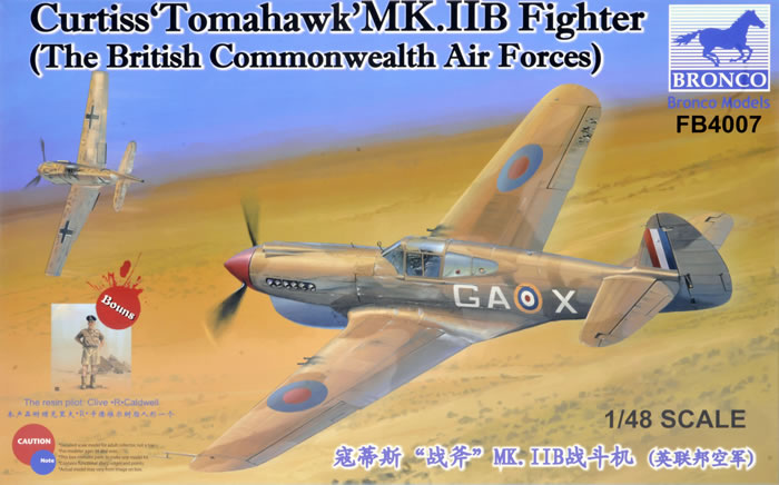 4007 Curtiss 'Tomahawk' Mk.IIb Fighter (The British Commonwealth Air Forces)