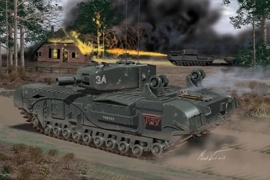 7521 Churchill Mk.IV Avre Combat Engine