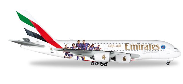 529440 Airbus A380-800 "Emirates Pasris St. Germain"