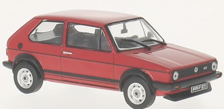 WB239 VW Golf I 1600 GTI 1976, rood, Whitebox