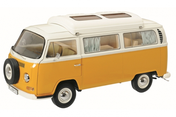 450018700 VW T2a Campingbus, oranje, Schuco
