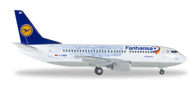 529594 Boeing 737-300 "Lufthansa, Fanhansa"