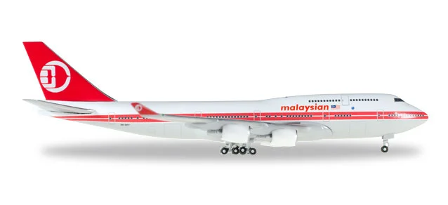 529679 Boeing 747-400 "Malasia Airlines, Retro Colors"