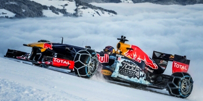 410169933 Red Bull Racing TAG Heuer RB7 "Snow Dem. Kitbühel, M. Verstappen", Minichamps