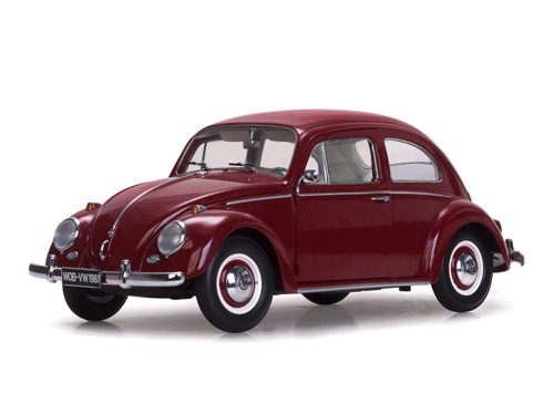 5210 1961 VW Beetle Saloon, rood, Sunstar