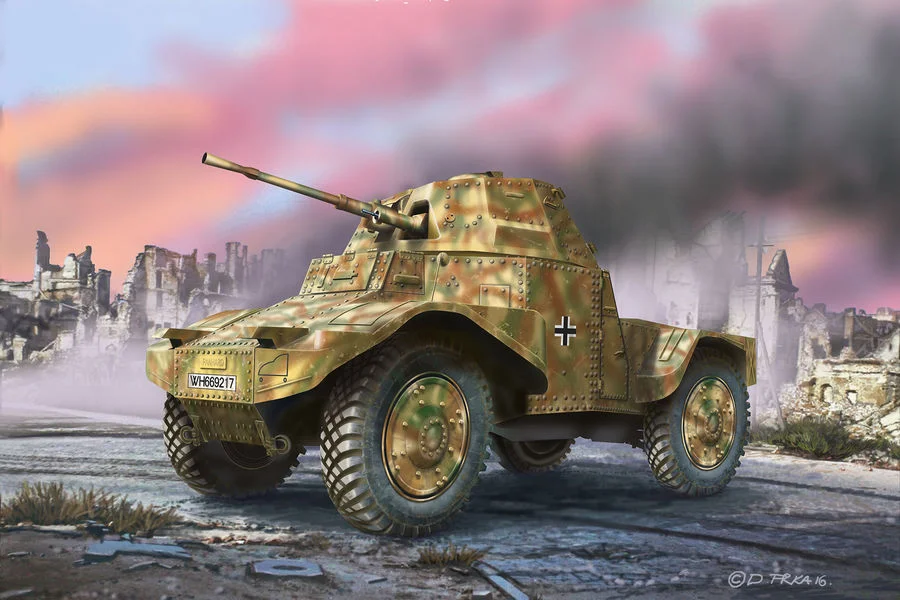 3259 P 204 (f) "Armoured Scout Vehicle"