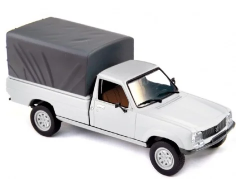 475449 Peugeot 504 Pick-Up 1985, wit, Norev