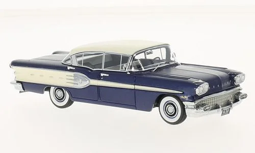 46260 Pontiac Starchief 4-door Sedan, donkerblauw/wit, Neoscale Models