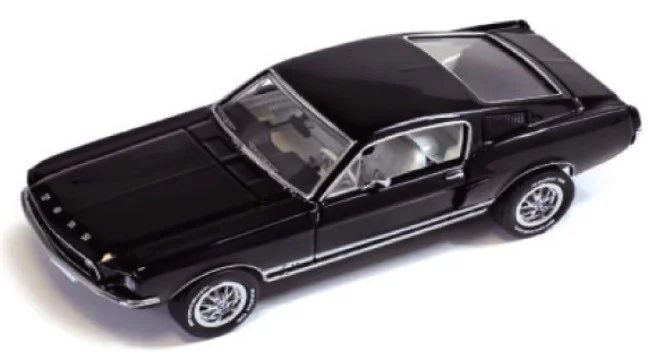 PRD366J Ford Mustang GT Fastback 1967, zwart, PremiumX