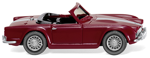 81505 Triumph TR4, donkerrood