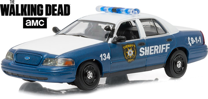 86504 RIck & Shane's 2001 Ford Crown Victoria Police Interceptor "The Walking Dead", Greenlight