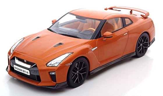 T9-1800198 Nissan GT-R 2017, oranje, Triple 9